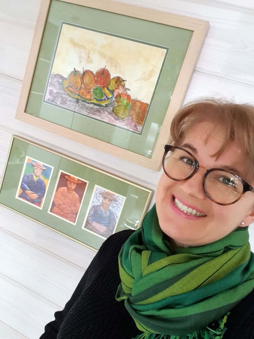 Под натюрмортом — открытки с Вангогами Под натюрмортом — открытки с Вангогами